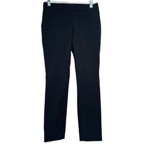 Theory Dress Pants Size 0 Thaniel Kennett Pull On Work Career Slacks Black